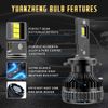 2PCS D2S LED Headlights Bulbs 6000K Conversion Kit Super Bright High/Low-Beam