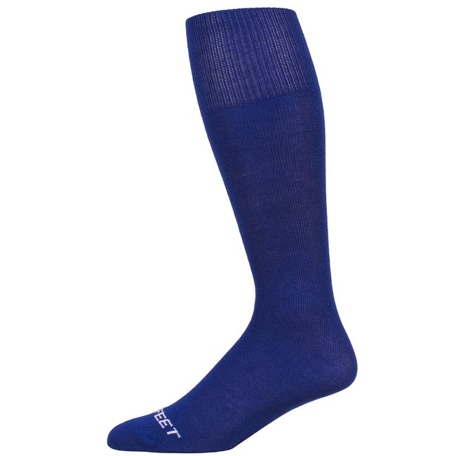 Pro Feet Polyester Multi-Sport Tube Socks, Royal, Small