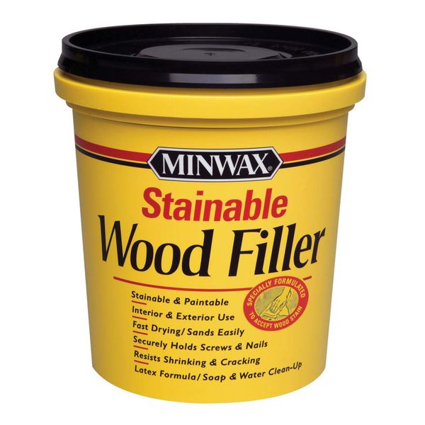 Minwax 42853000 Stainable Wood Filler, 16-Ounce