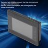 PLC Touch Screen, 480x272PX HMI Touch Screen Backlit Display 4.3in TFT LCD High Precise with ARM9 Processor for Intelligent Controller