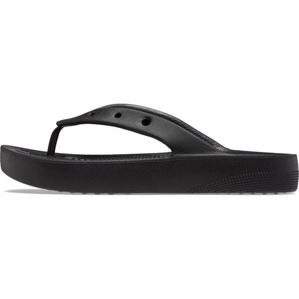 Crocs Women's Classic Platform Flip W Clogs, black