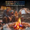 Magical Flames Fire Color Changing Packets Fire Pit (50 Pack), Fire Color Packets for Camping Essentials, Campfire, Bonfire & Fireplaces, Fire Pits Accessories for Outside