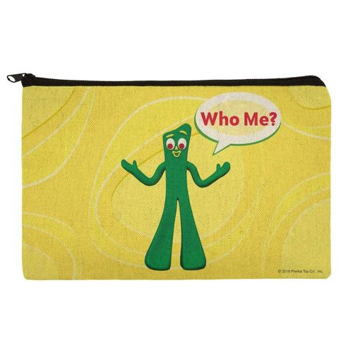 Who Me? - Gumby Clay Art Pencil Pen Organizer Zipper Pouch Case