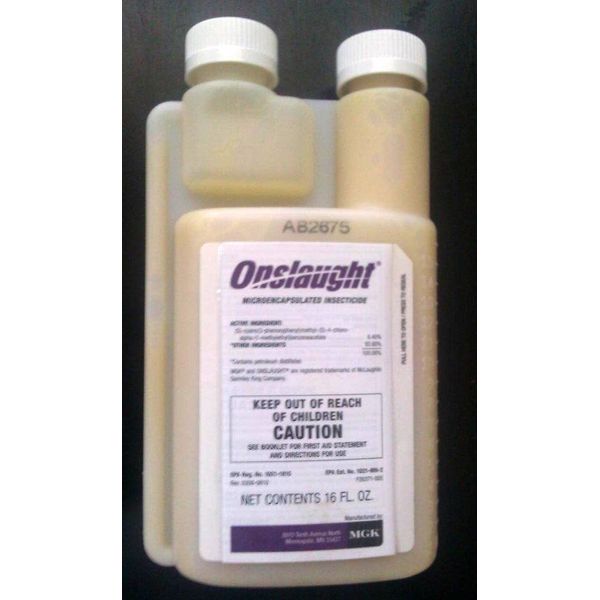 16 oz Onslaught Pest Control Insecticide Stink Bugs Bed Bugs Roaches Spiders etc