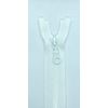LIL YKK Zip Plastic Teeth No. 5 Medium Coarse Separable (501 Pure White, 80 cm)