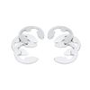 Glvaner E-Shape Snap Ring Circlip Kit Snap Ring Removal E-Ring Circlip Stainless Steel Retaining Snap Ring E Clip for Axis Ring Fixing Optional, 13 Sizes 400 Pieces with Storage Case
