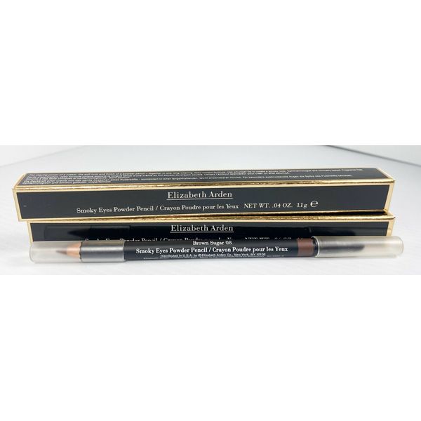 New (2) ELIZABETH ARDEN Smoky Eyes Powder Pencil - 08 Brown Sugar **RARE