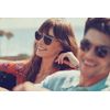 Serengetti Rectangular Odell Matte Black-Saturn Polarized Petrop Blue, Multi, One Size
