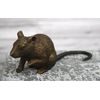 Thermobrass H. Packmor Bronze Sitting Mouse Figurine