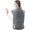 Electric Heating Pad Relief Shoulders Neck Back Pain Massage Wrap Blanket Mat