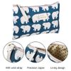 Canvas Cosmetic Bag, 2 PCS Multi-Functional Canvas Travel Pouch, Animal Makeup Bag Pouch with Zipper, Toiletry Bag for Women Girls Vacation Travel