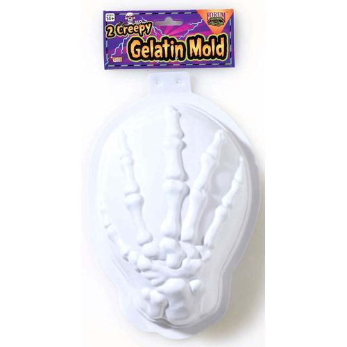 Forum 2-Piece Skeleton Hands Gelatin Mold, One Size