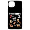 Fox Breeds Cute Kawaii Fox Animals Educational Case for iPhone 15 Plus
