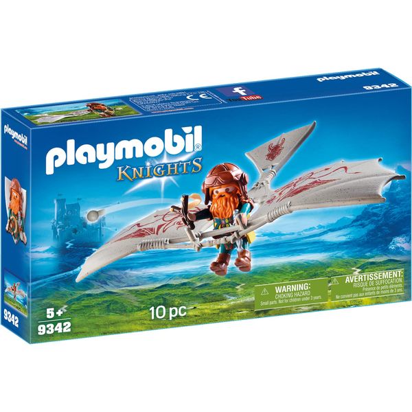 Playmobil Dwarf Flyer, Multicolor, Model:9342