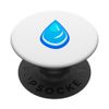Water Droplet Waterdrop Raindrop Water Lover Hydration PopSockets Swappable PopGrip