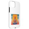 iPhone 15 Plus Alien meditating lotus pose crystals rocks energy peaceful Case