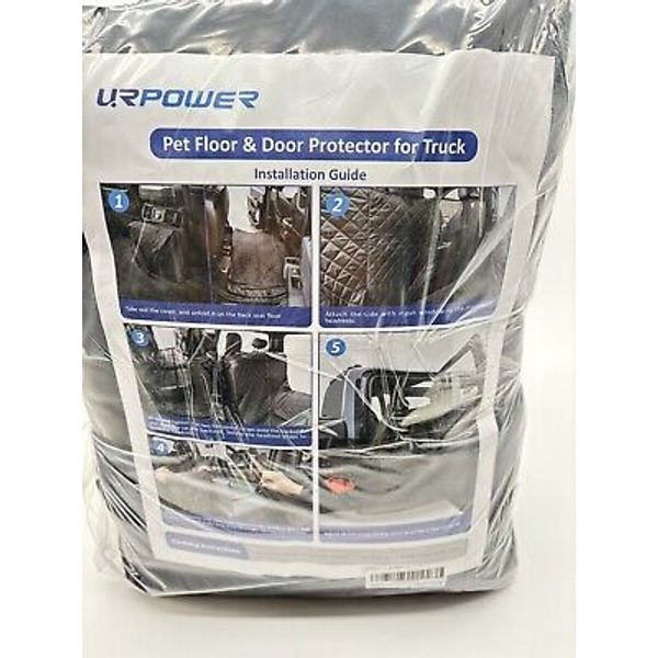 URPOWER Pet Floor & Door Protector for Crew Cab Trucks Machine Washable Car