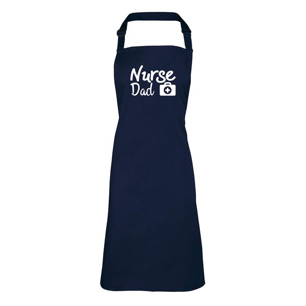 Shopagift Nurse Dad Apron - Navy