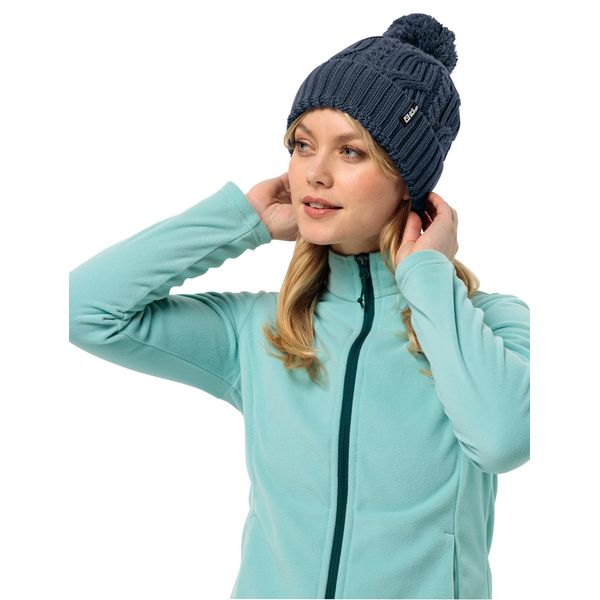 Jack Wolfskin Unisex Pompom Beanie Hat