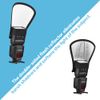 Flash Diffuser Silver, Flash Diffuser, Universal Flash Diffuser, Mini Flash Reflector Silver, 2 in 1 Flash Reflector, Universal Fabric Diffuser, Lightweight Speedlite Softbox Diffuser, Pack of 2