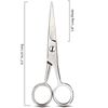 MULTI-PURPOSE SCISSORS FOR MEN WOMEN NAILS HAIR BEARD CUTICLES THREAD MUSTACHE