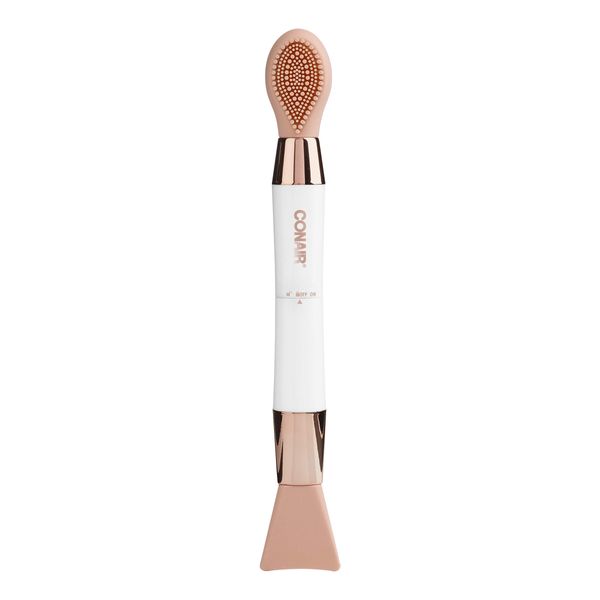 True Glow by Conair Silicone Face Mask Applicator and Remover, All-in-One Tool Blends, Applies and Removes Facial Masks with Gentle Exfoliation