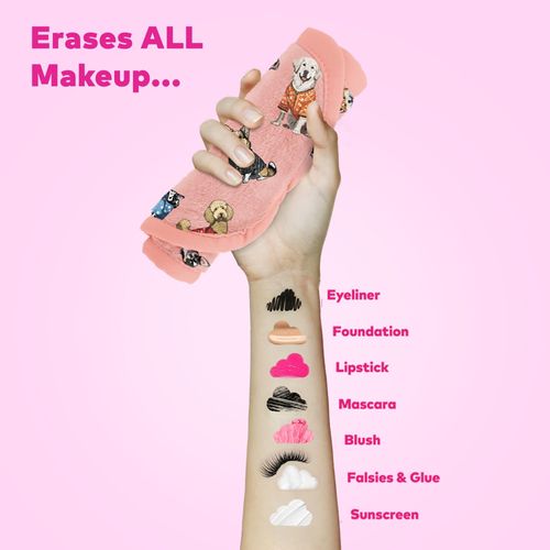 The Original Makeup Eraser, Erase All Makeup With Just Water, Including Waterproof Mascara, Eyeliner, Foundation, Lipstick, Sunscreen, and More! Puppy, 1ct.