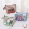 Natiform Mesh Makeup Pouch, Cute, 3 Pieces, Cosmetic Pouch, Makeup Pouch, a