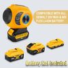 Bluetooth Speaker for Dewalt 20V Max Li-ion Battery Portable Speaker TWS Pairing