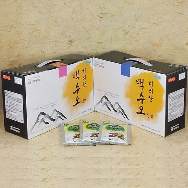 Cheongwoon Dang Nongsan Jirisan Baeksu Cinnamon Extract 2 Boxes Baekha Succulent Extract, 60 packets, 100ml