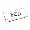 Badgemaster Custom Pattern Large Hello My Name is Badge 76 x 38 White/Black Material