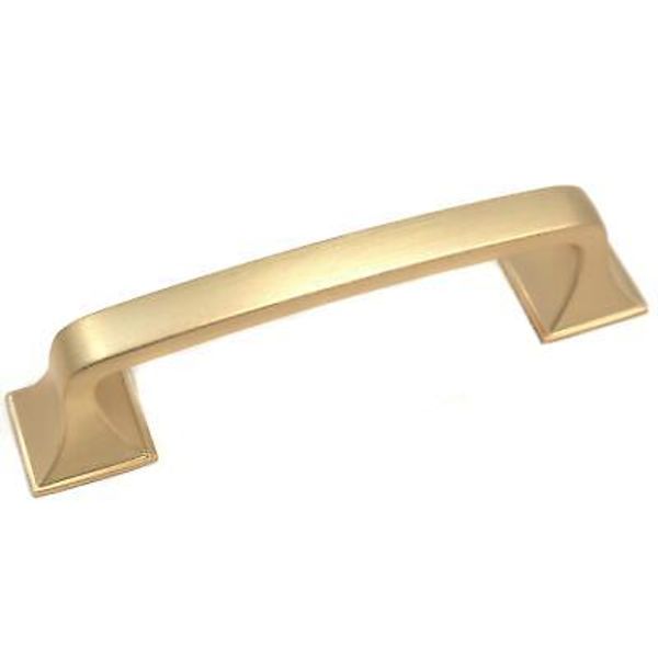 57104-3.75 Inch - 96mm Inch Newport Cabinet Hardware Pull - Satin Brass Gold