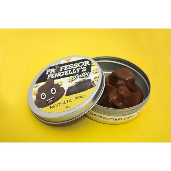 Professor Pengelly's Putty Magnetic Poo Putty , Brown