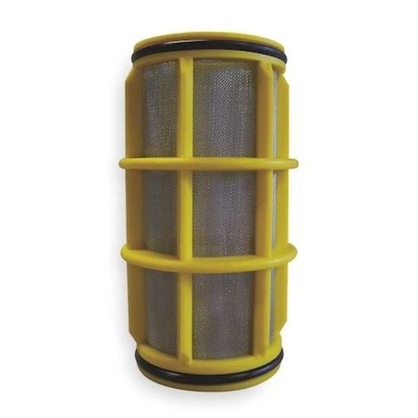 Amiad 700101-000337 Filter Screen,Yellow,5" Length,2" Dia
