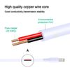 2 Pack Power Extension Cable 12ft 2.1mm x 5.5mm Compatible with DC 5V 12V 24V