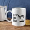 BWW Print - It's Tee Time - Funny Golf Lover Gift Mug, Ceramic, 11fl.oz.