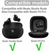JNSA Replacement for Beats Studio Buds Earbuds Tips Ear Tips,6 Pairs S/M/L 3 Size,Ocean Blue