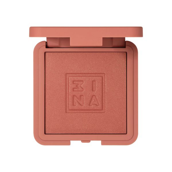 3INA MAKEUP - The Blush 504 - Brown gold Powder Blush Natural Silky Finish - Luminous Pressed Mineral Powder Cheek Blush - Iluminating - Buildable Blush - Long Lasting Formula - Vegan - Cruelty Free