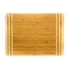 BergHOFF Essentials Natural Bamboo Cutting Board 10" Rectangular Brown Two-tones Stripe