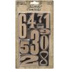 Tim Holtz - Advantus Number Blocks IDEA-O 10/PKG, One Size