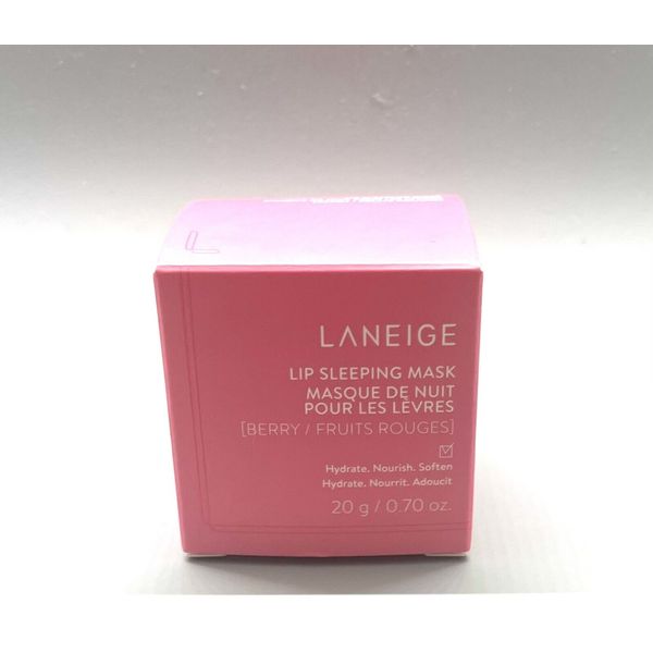 LANEIGE Lip Sleeping Mask Intense Hydration with Vitamin C, BERRY .70 oz