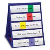 Learning Resources Tabletop Pocket Chart, Classroom Tool Brown/a, 0.9 inches tall