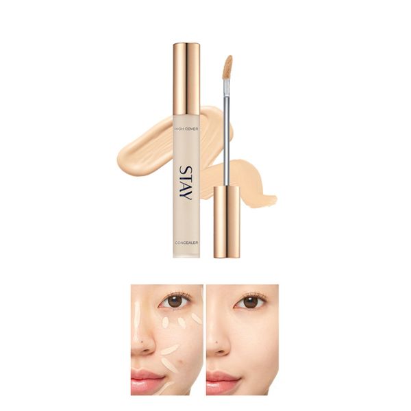 İnce Dokulu Pürüzsüz Görünüm Sağlayan Concealer Stay Tip Concealer High Cover 21N(Vanilla)