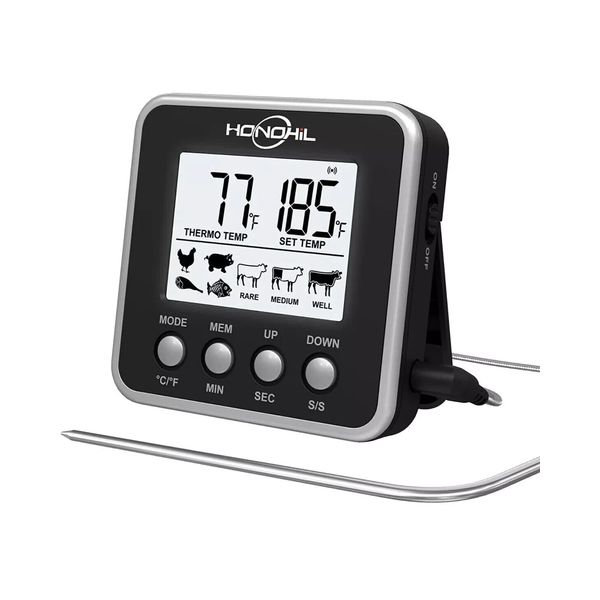 Honohil Digital Meat Thermometer for Cooking and Grilling, Kitchen Food Candy