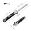 Stainless Steel Comb Compact Portable Automatic Switch Foldable Comb Mini Size Coarse Teeth Comb Scalp Comb Comb Hair Comb for Men (Color: White)