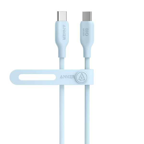 Anker USB-C Cable, Bio-Based Material, 100W Fast Charging, 25000-Bend Lifespan