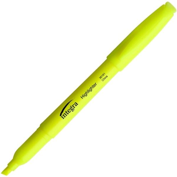 Integra Pen Style Fluorescent Highlighter 12 / Dozen