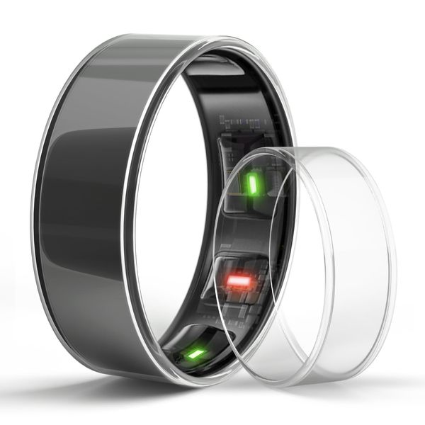 SimpleThings Transparent Smart Ring Protective Case Compatible with Oura Ring Gen 4 & 3, Scratch-Resistant TPU Clear Ring Case