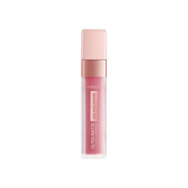 L'Oreal Paris Les Macarons Matte Liquid Lipstick 818 Dose of Rose, 31 g