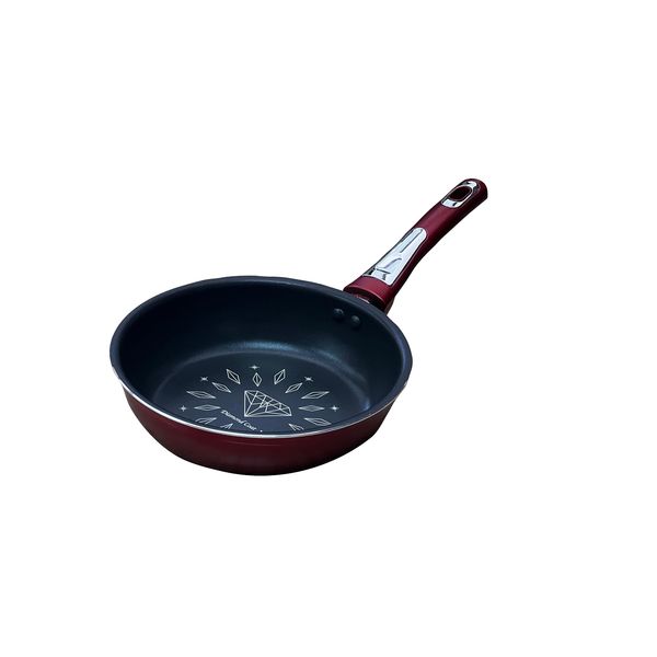 Leiffia IH Compatible Diamond Coat Deep Frying Pan 7.9 inches (20 cm)